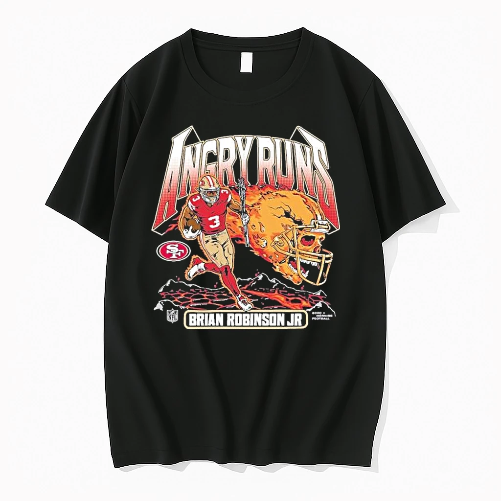 Classic Angry Runs 2025 Brian Robinson 49ers T Shirts