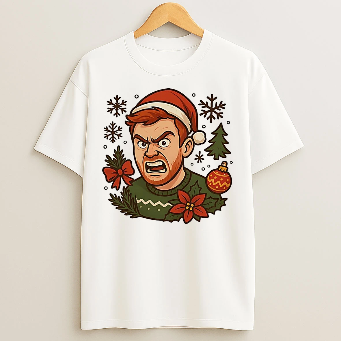 Classic Angryginge Christmas T Shirts