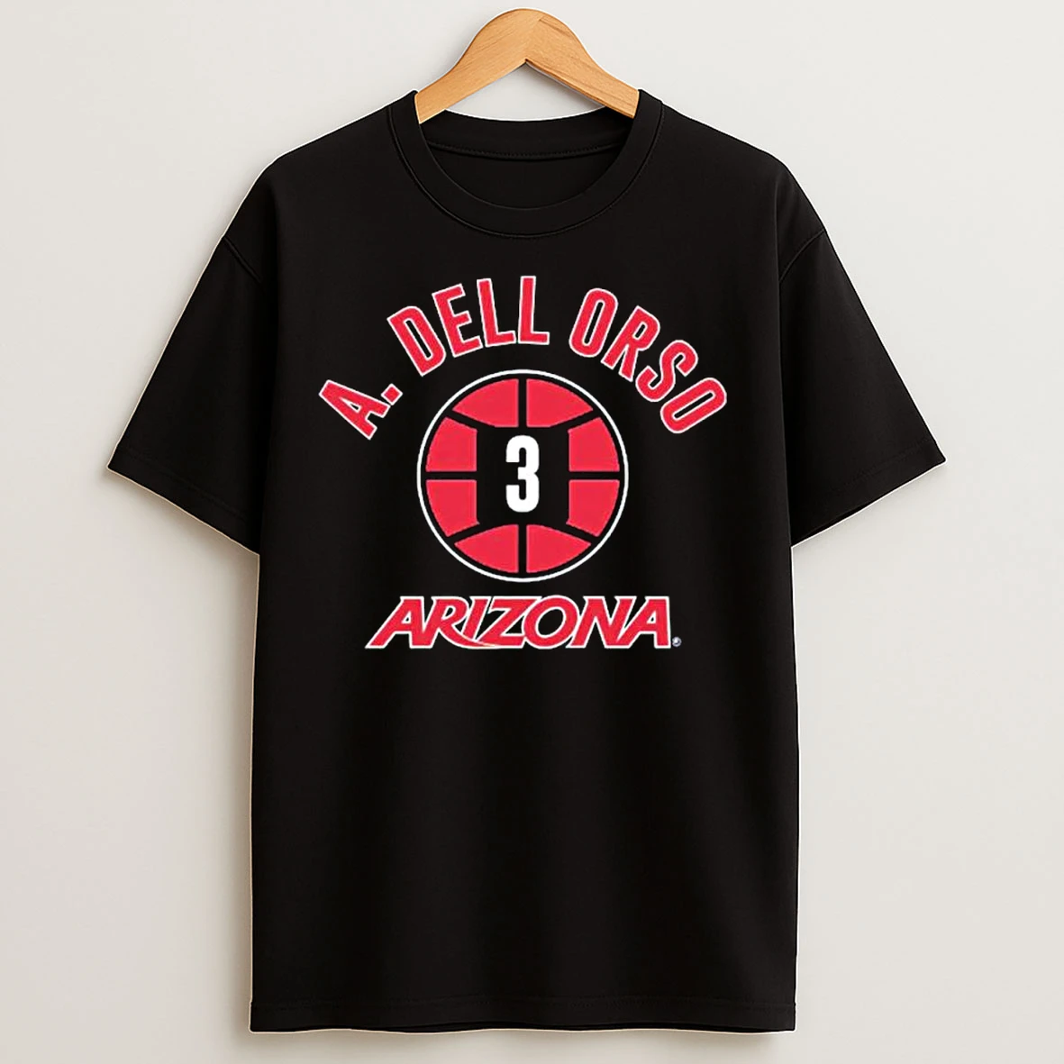 Classic Anthony Dellorso Arizona Wildcats Nba Name Number Ball Ornaments T Shirts