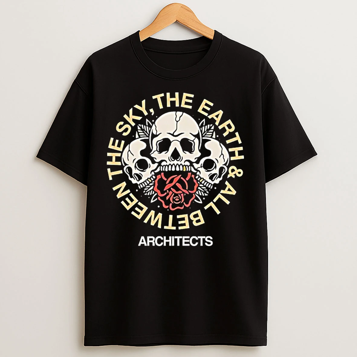 Classic Architects The Sky The Earth All Between Skull T Shirts