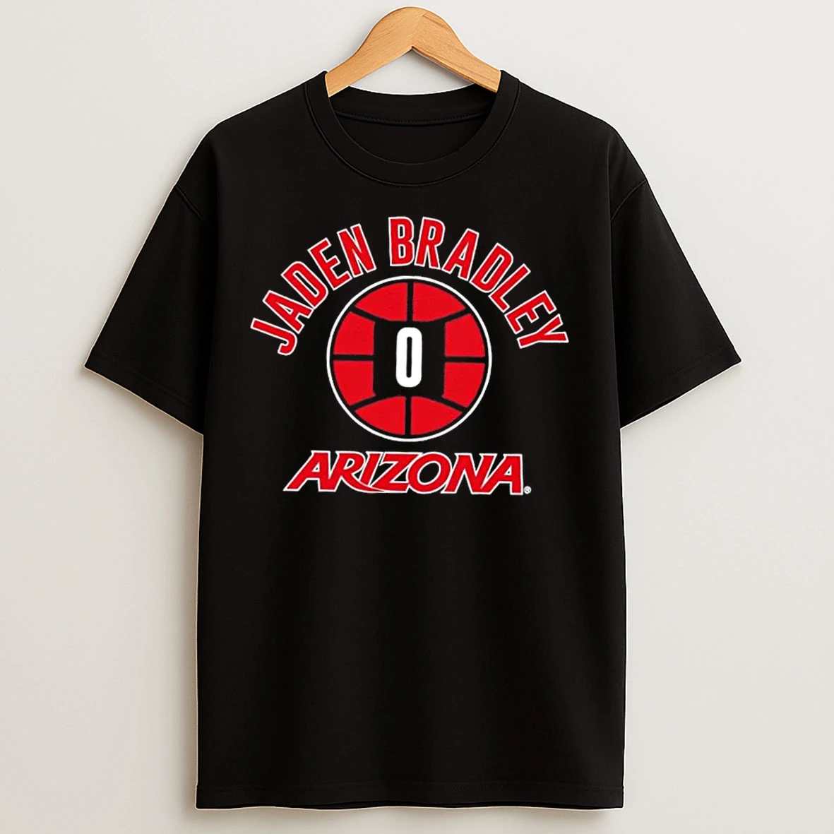 Classic Arizona Basketball Jaden Bradley Name Number Ball 0 T Shirts