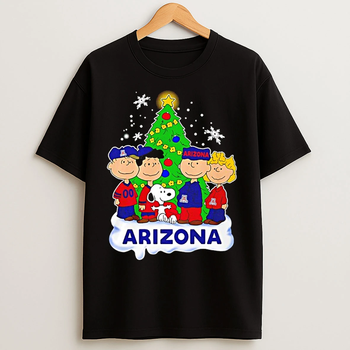 Classic Arizona Wildcats Snoopy And The Peanuts Christmas 2025 T Shirts