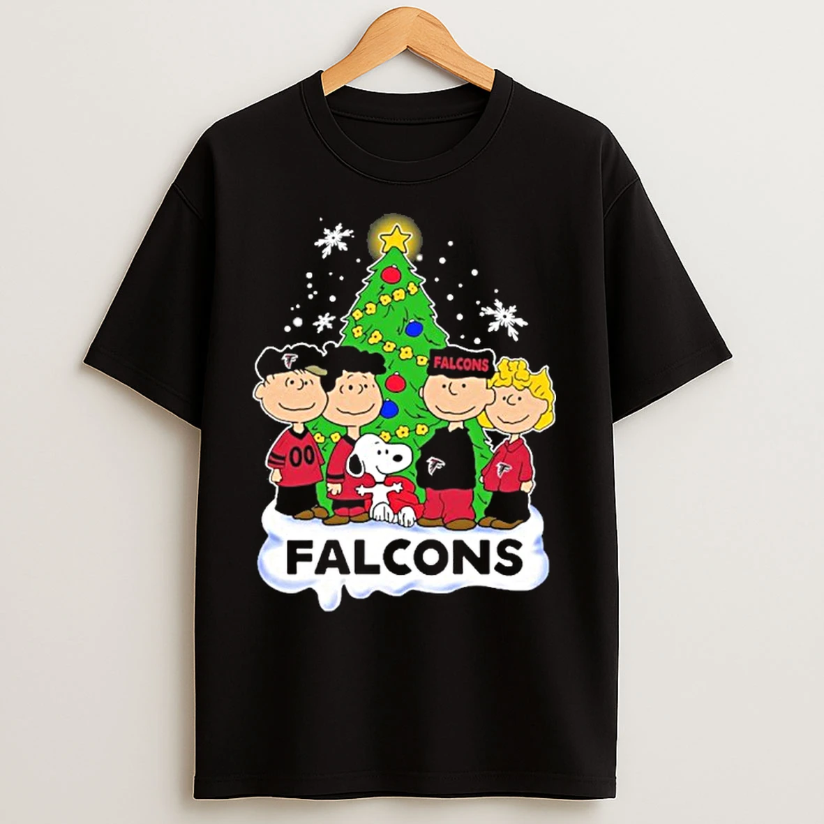 Classic Atlanta Falcons X The Peanuts Christmas 2025 T Shirts