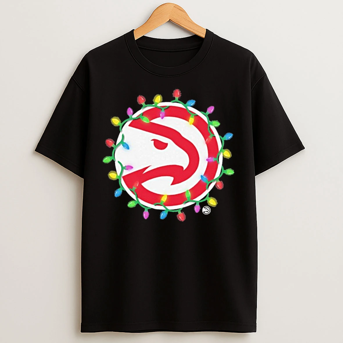 Classic Atlanta Hawks Logo Light Christmas T Shirts
