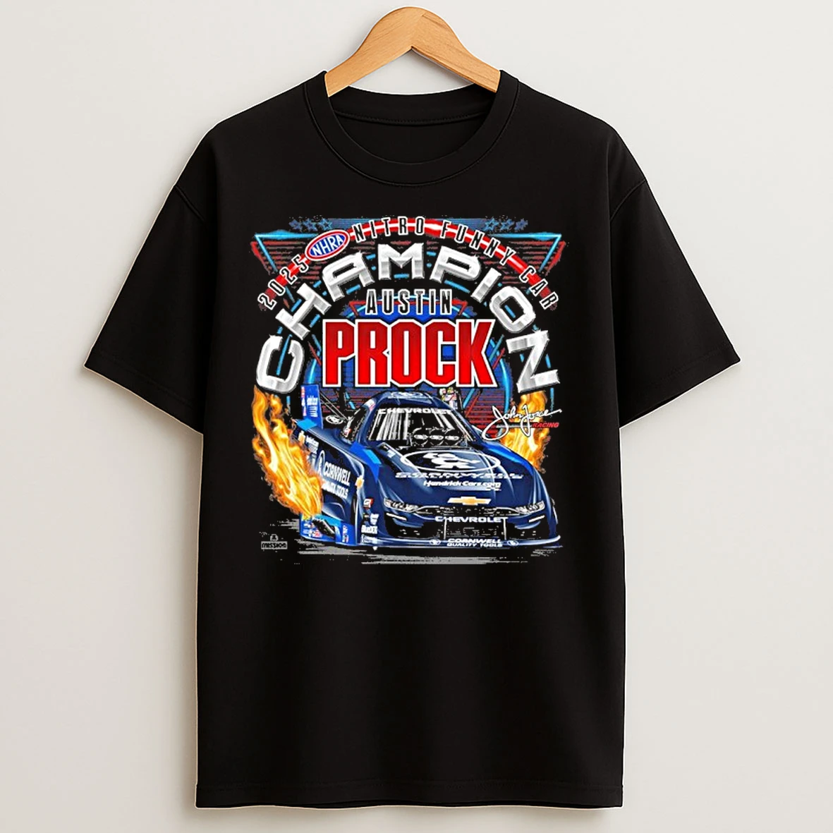 Classic Austin Prock 2025 Nhra Nitro Funny Car Champion T Shirts