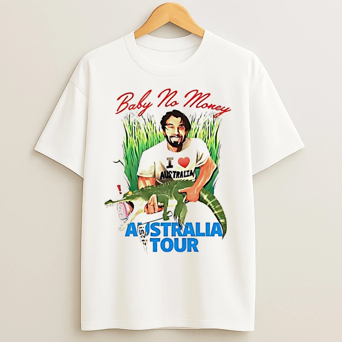 Classic Baby No Money Australia Tour T Shirts