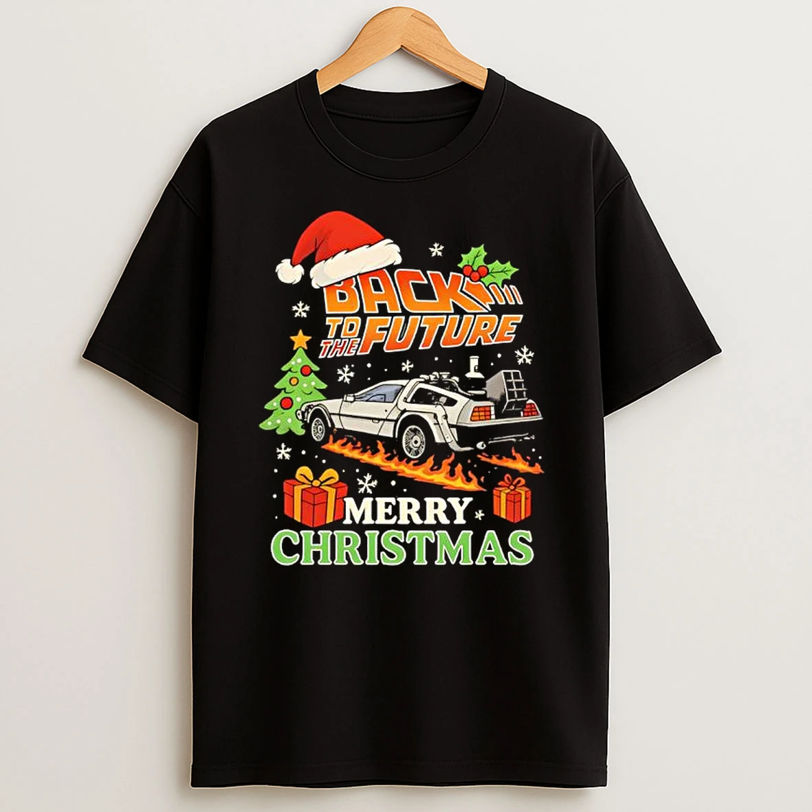 Classic Back To The Future Merry Christmas T Shirts