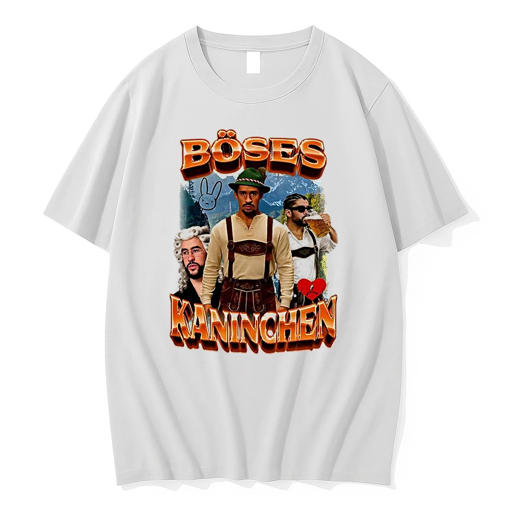 Classic Bad Bunny Boses Kaninchen Traditional Bavarian Costume T Shirts