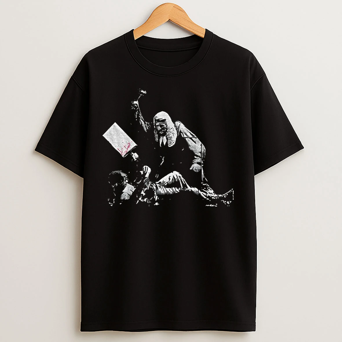 Classic Banksy Royal Courts Of Justice Mural Anti War T Shirts