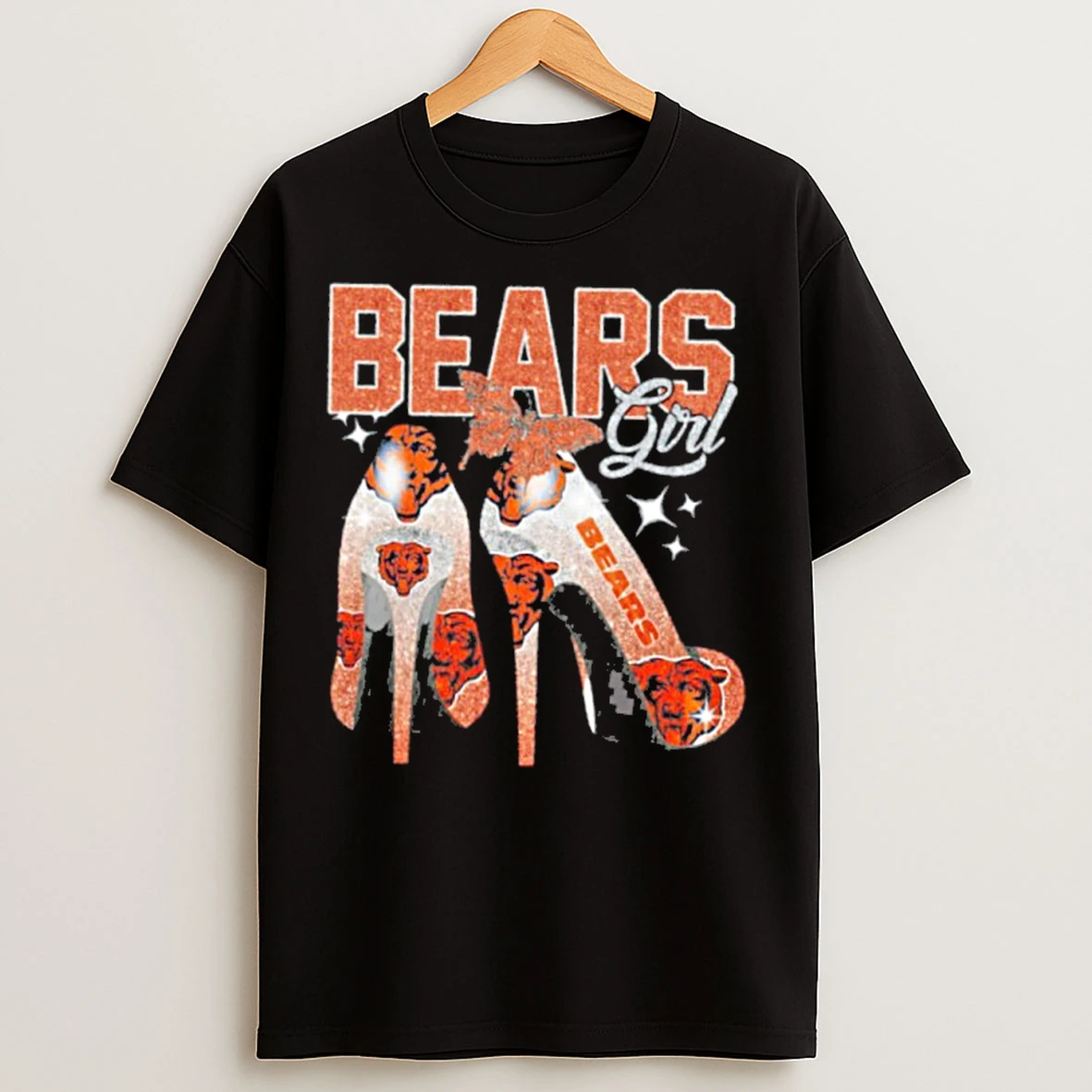 Classic Bears Girl High Heels T Shirts