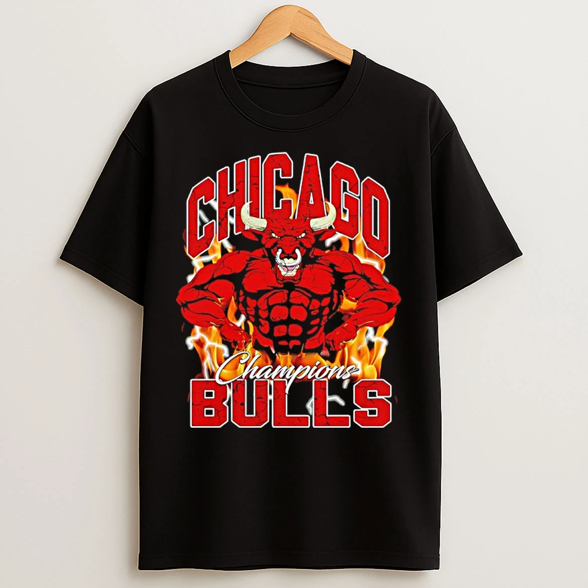 Classic Benny The Bull Chicago Bulls Champions T Shirts