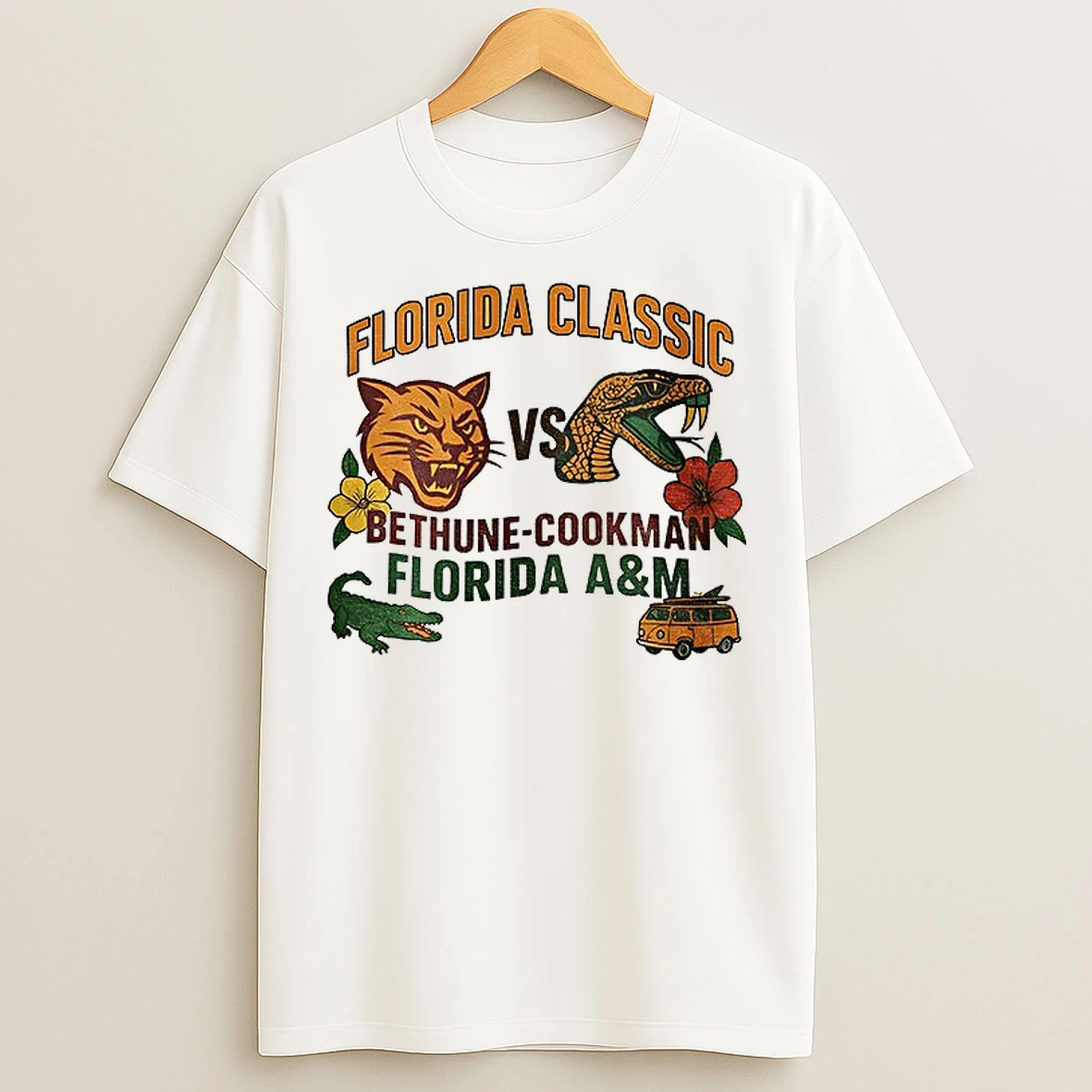 Classic Bethune Cookman Wildcats Vs Florida Am Rattlers 2025 T Shirts