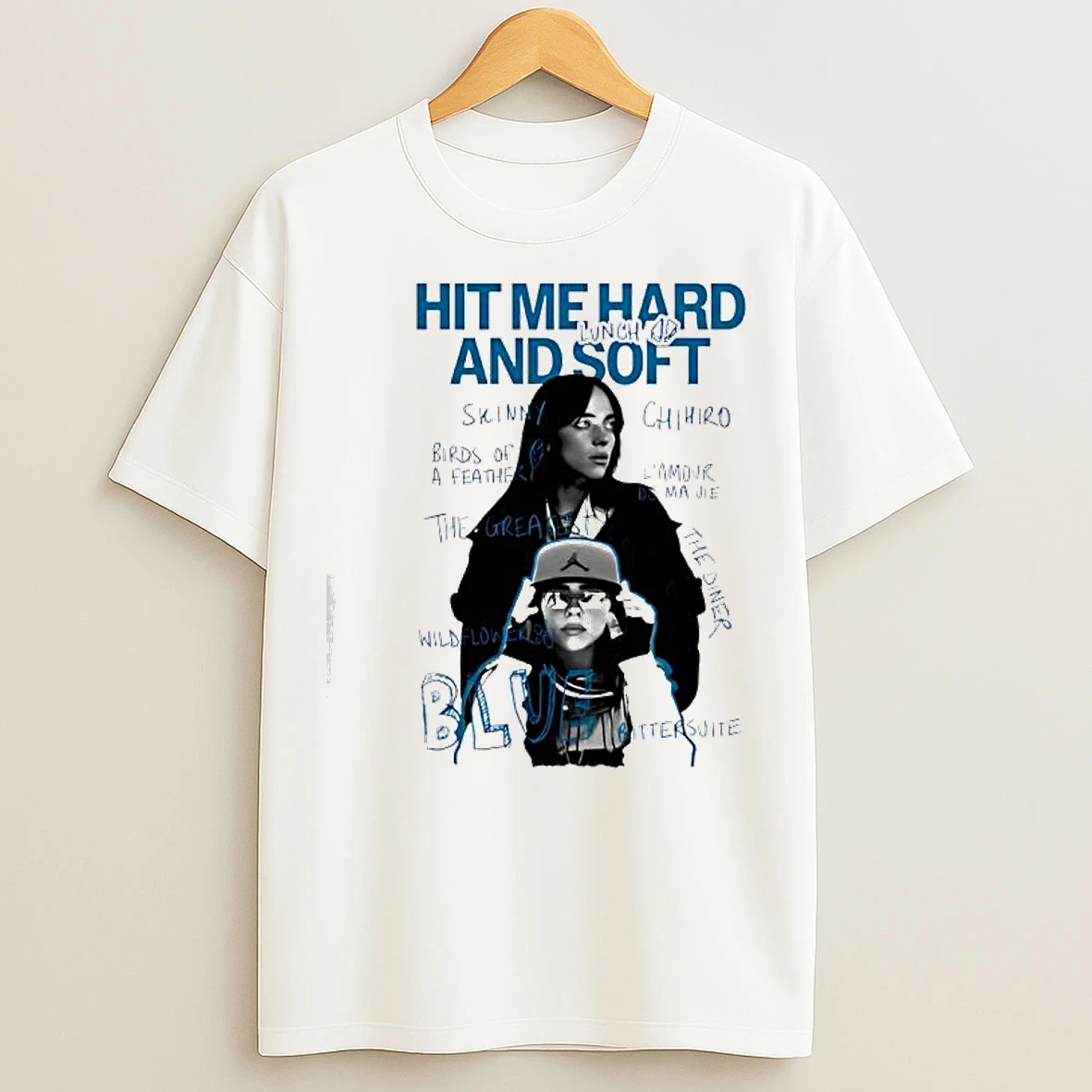 Classic Billie Eilish Hit Me Hard Soft Sketchbook T Shirts