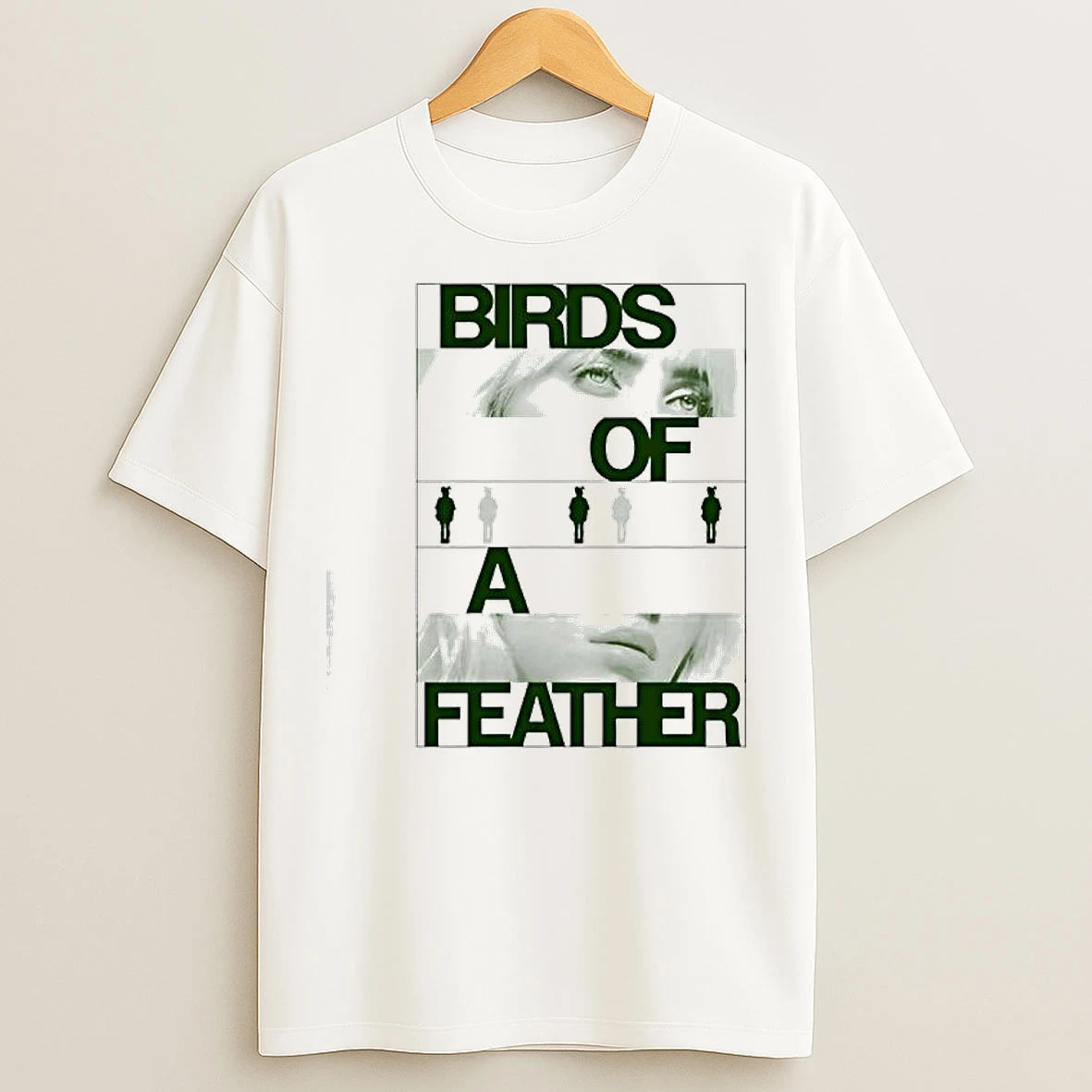Classic Billie Eilish Pink Phone Birds Of A Feather Graphic T Shirts