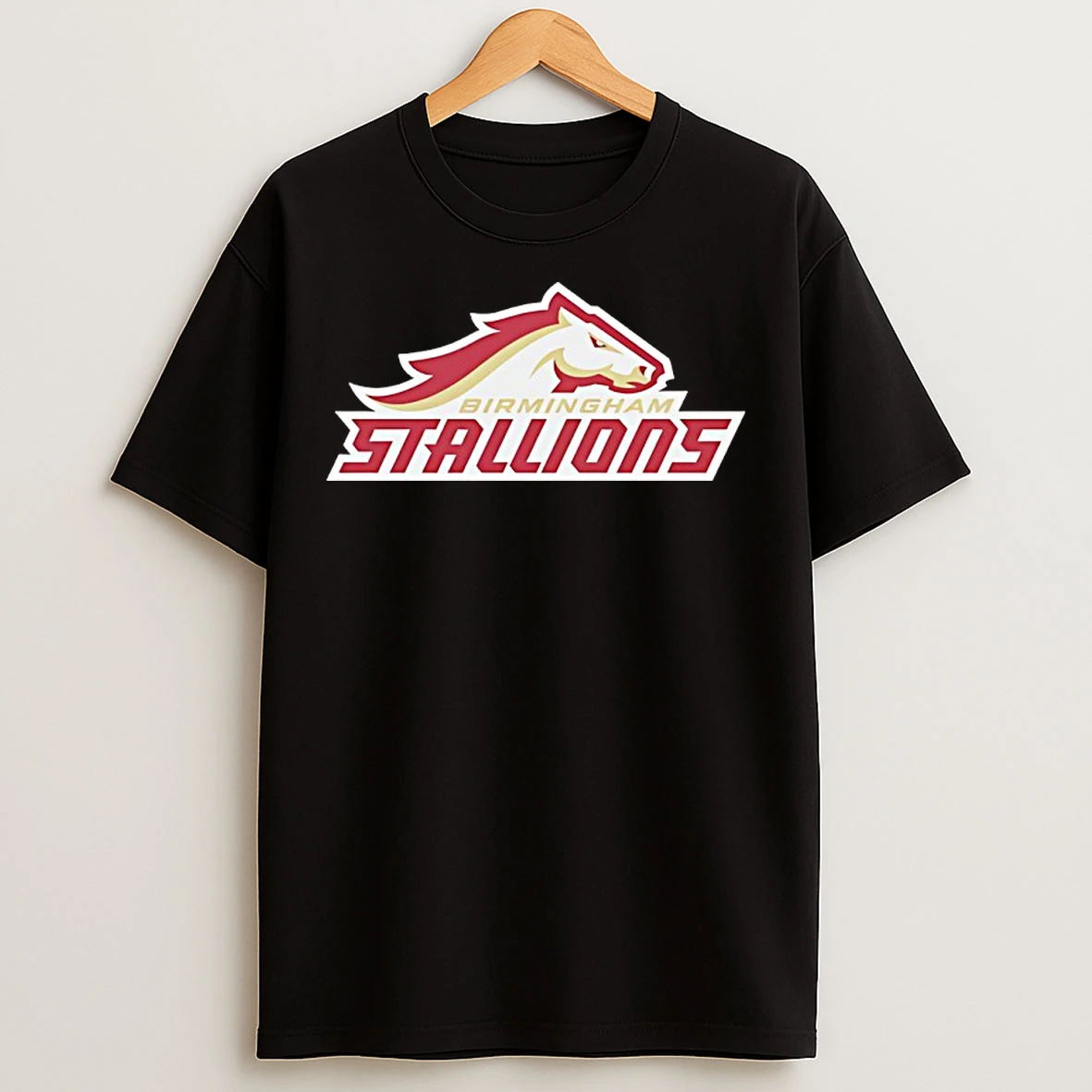 Classic Birmingham Stallions Primary Logo T Shirts