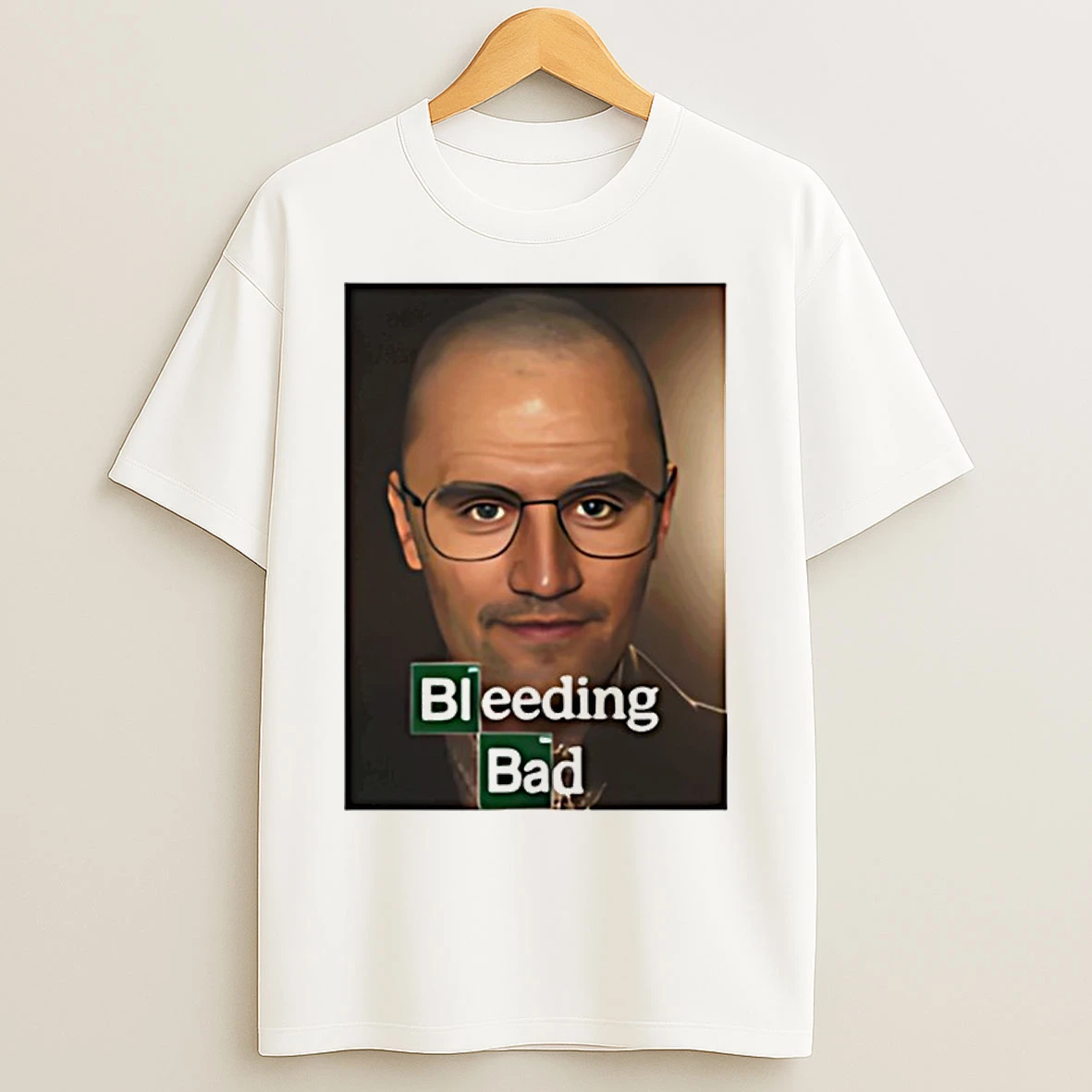 Classic Bleeding Bad Breaking Bad Parody T Shirts