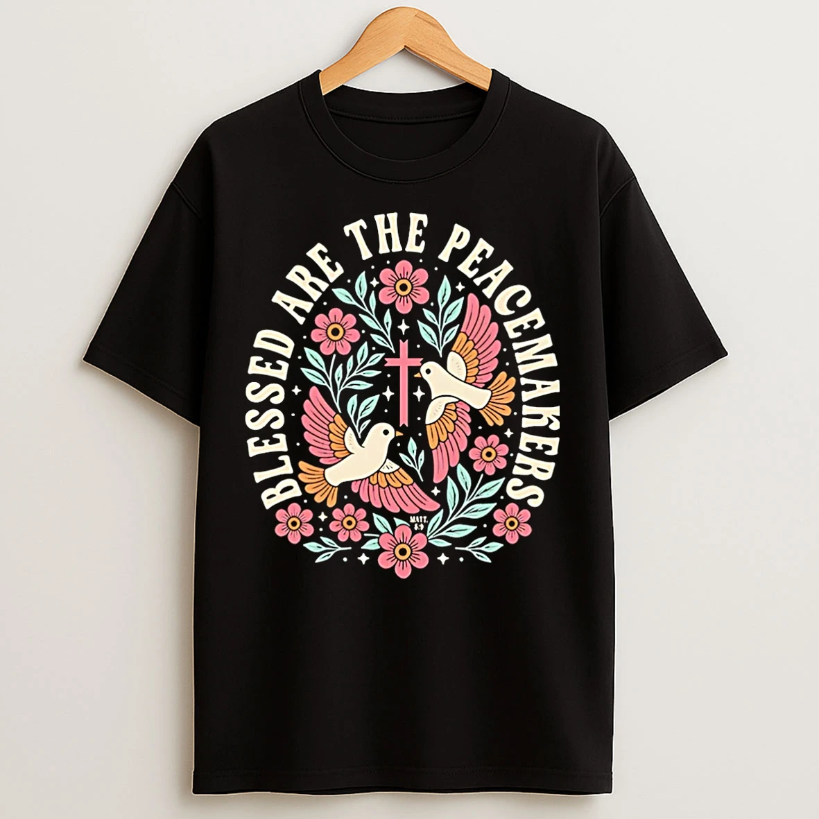 Classic Blessed Are The Peacemakers Christ Christmas T Shirts