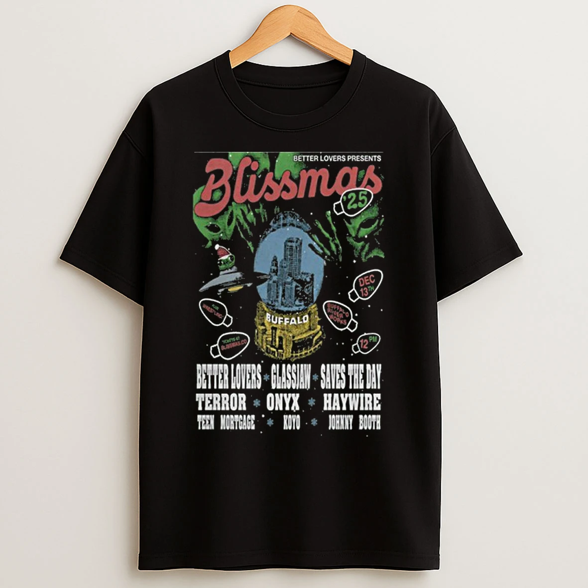 Classic Blissmas With Better Love 12 13 2025 Buffalo Ny T Shirts
