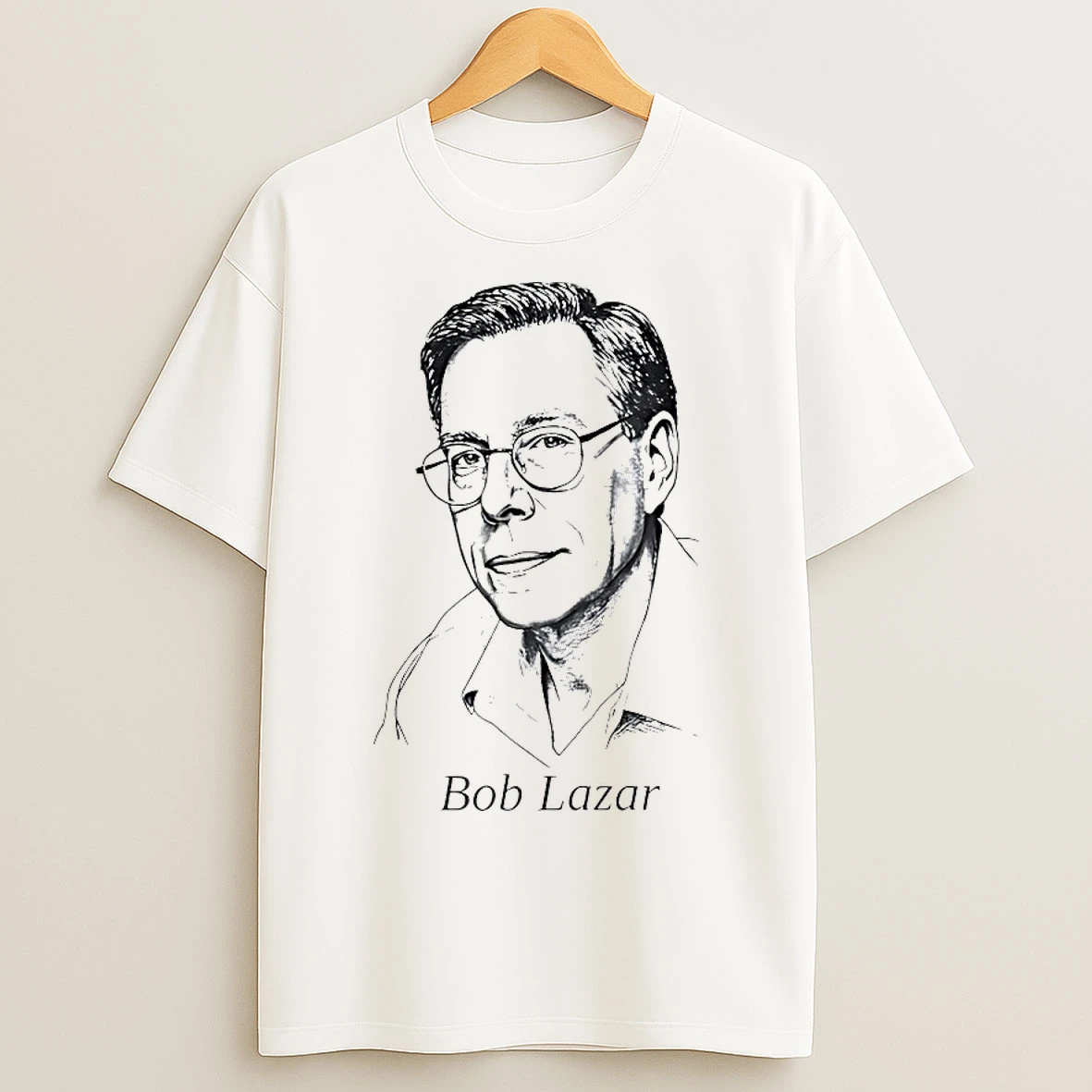 Classic Bob Lazar Portrait Art T Shirts