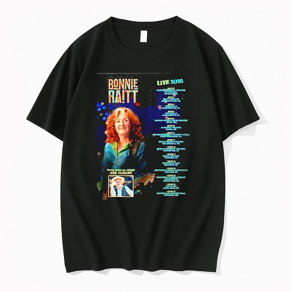 Classic Bonnie Raitt Live 2026 Tour T Shirts