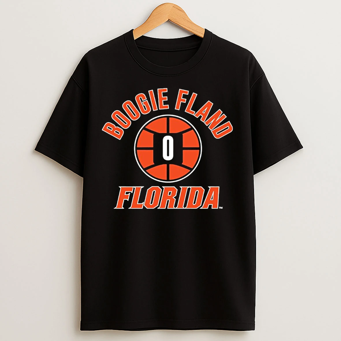 Classic Boogie Fland 0 Florida Gators Basketball Name Number Ball T Shirts