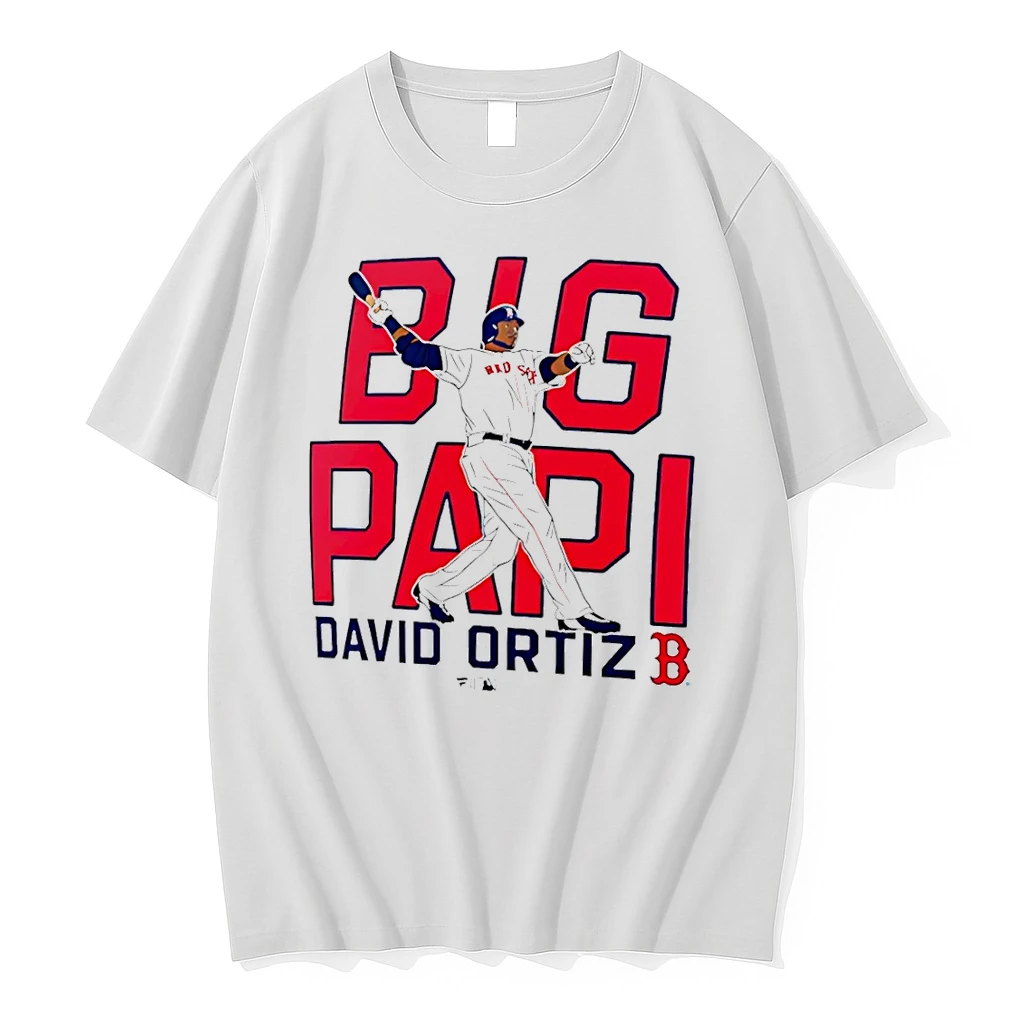 Classic Boston Red Sox David Ortiz Big Papi Cartoon T Shirts
