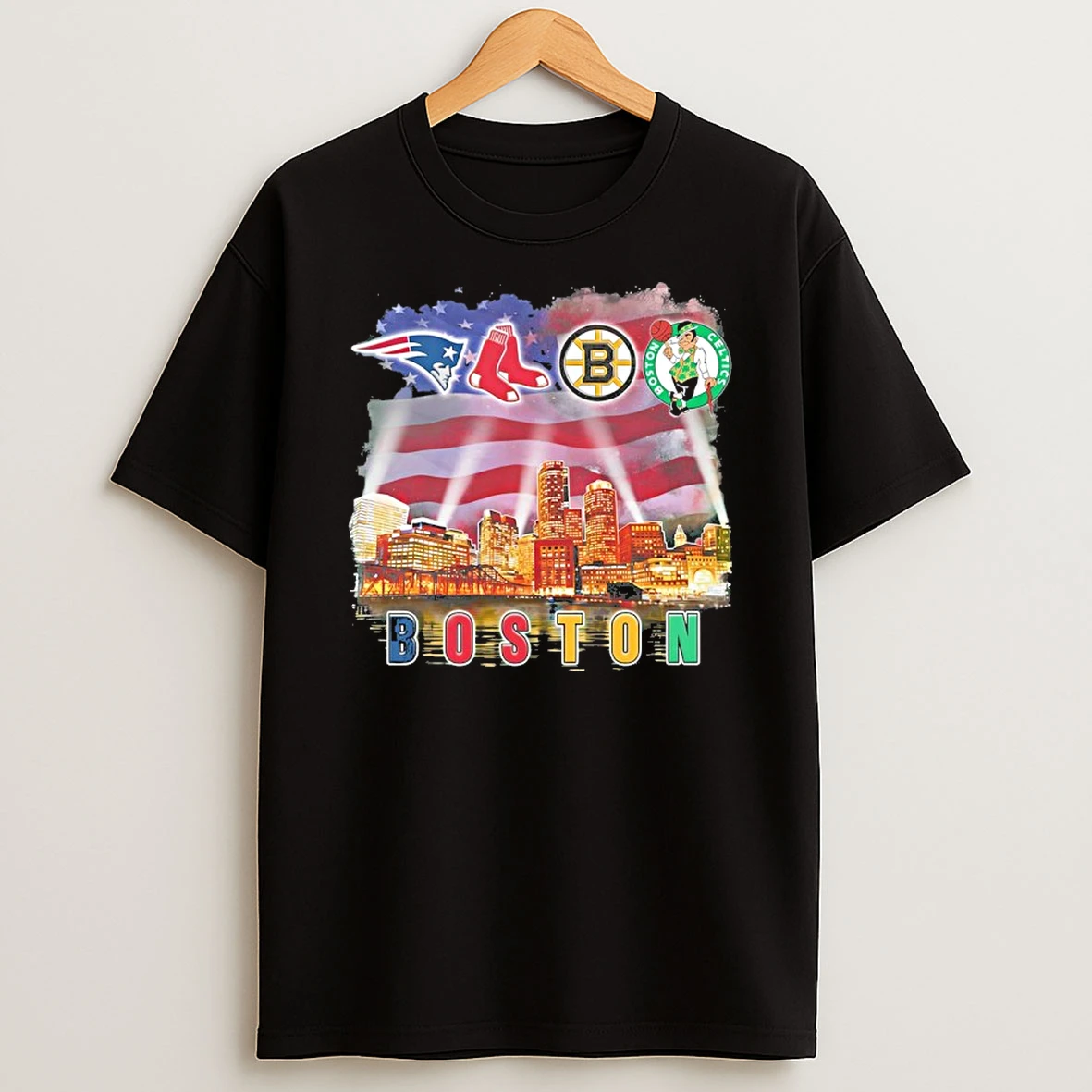 Classic Boston Team Spot City T Shirts