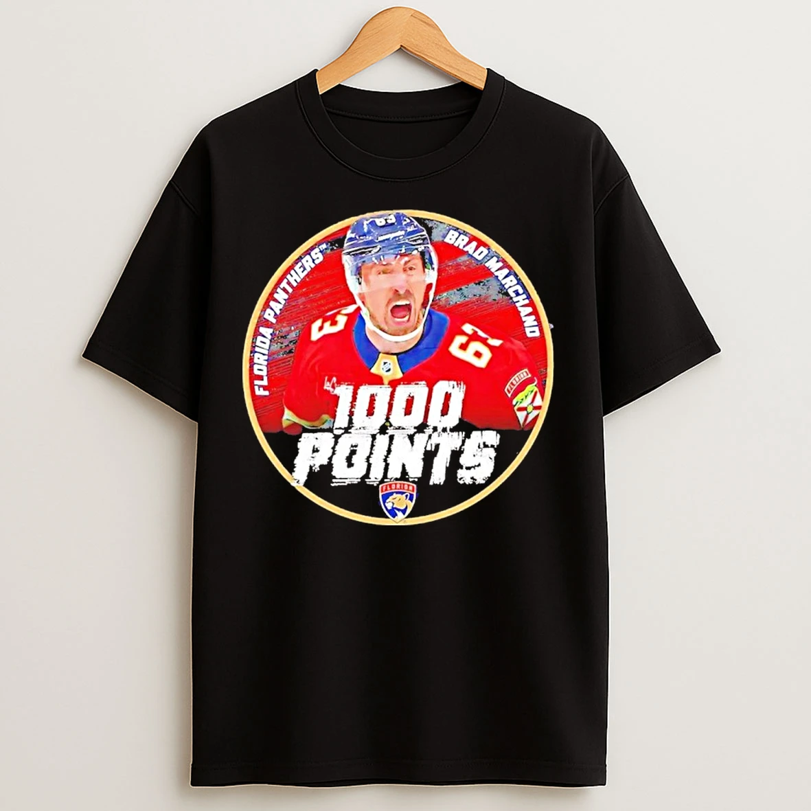 Classic Brad Marchand 1000 Points T Shirts