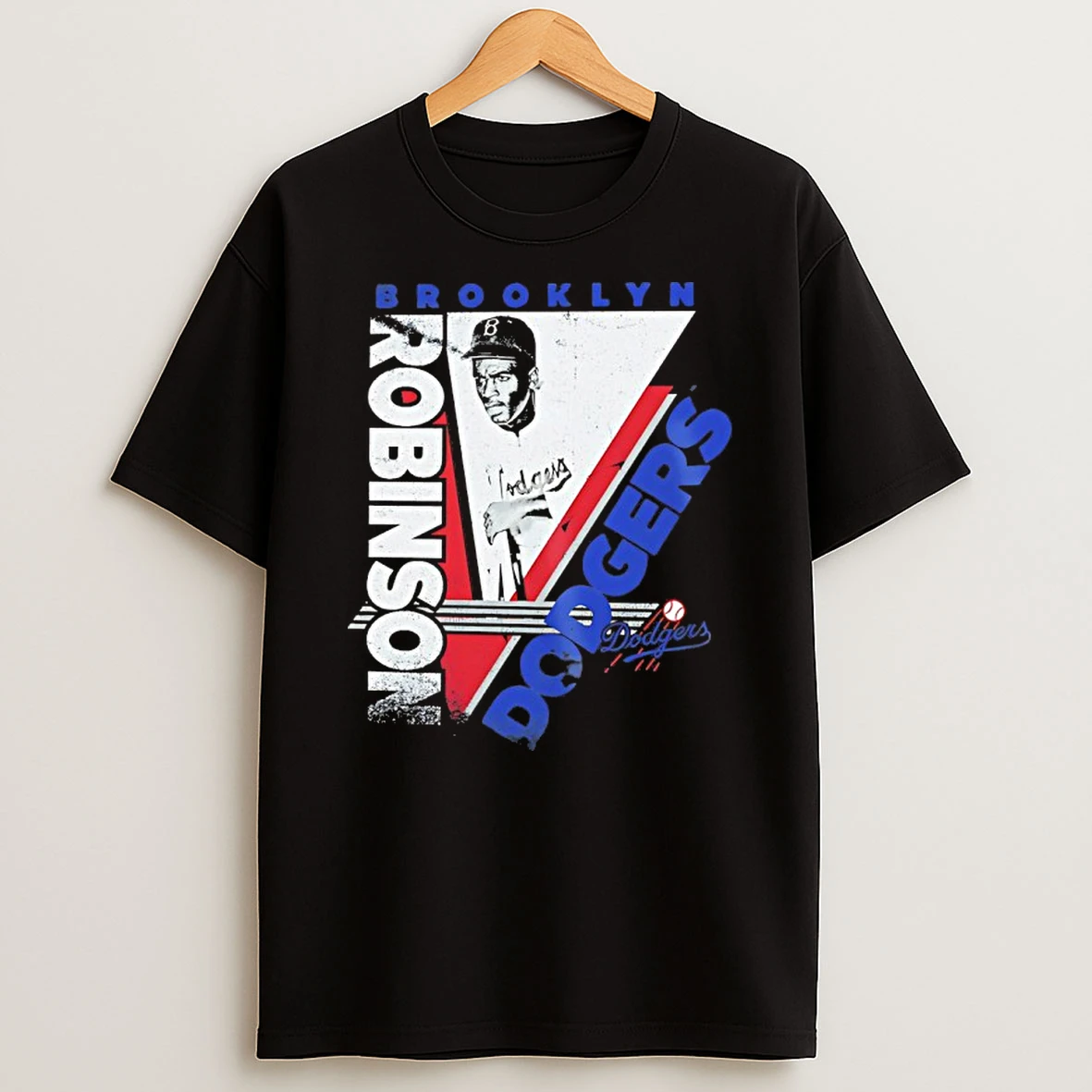 Classic Brooklyn Dodgers Jackie Robinson In The Zone Player Graphic T Shirts