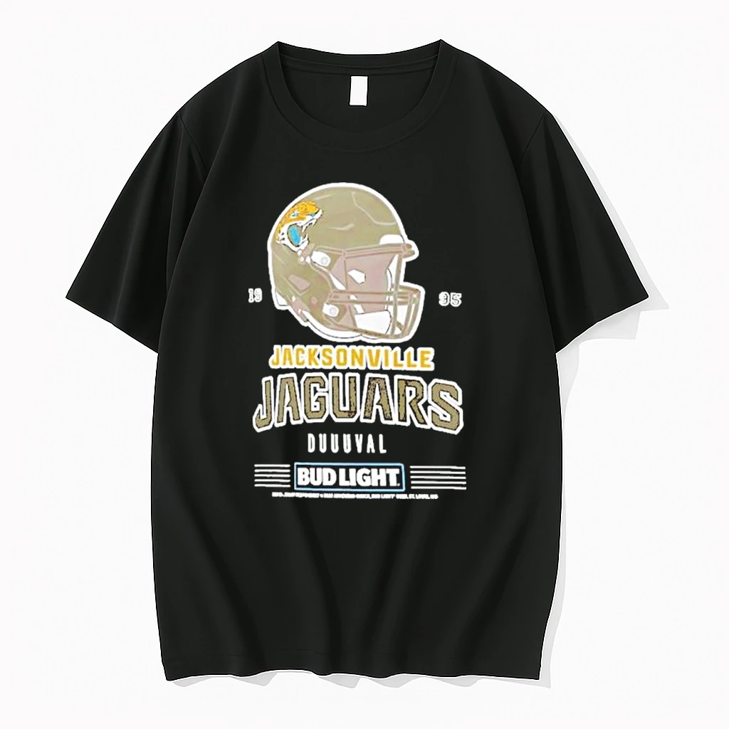 Classic Bud Light X Jacksonville Jaguars Duuuval Helmet T Shirts