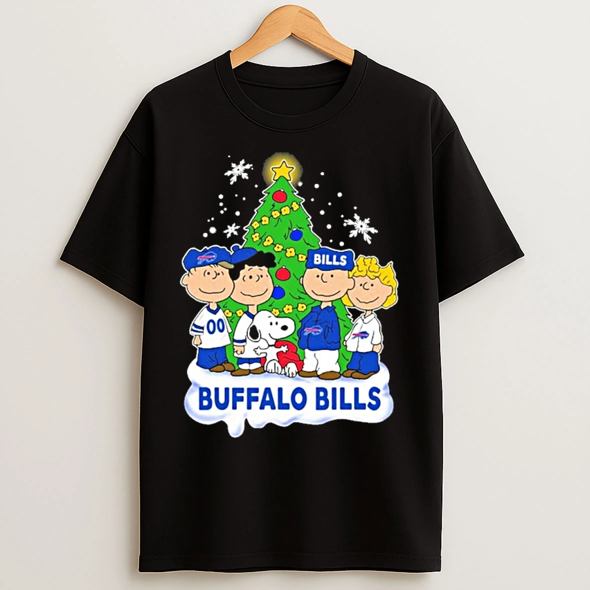 Classic Buffalo Bills X The Peanuts Christmas 2025 T Shirts