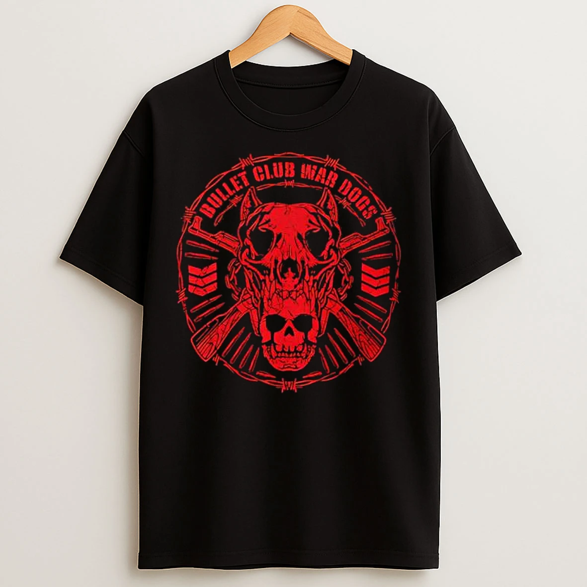 Classic Bullet Club War Dogs Skull T Shirts
