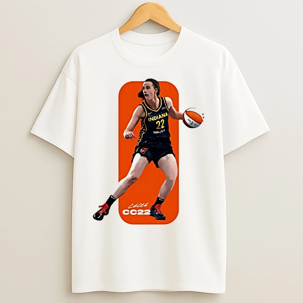Classic Caitlin Clark Cc22 Basketball Logo T Shirts