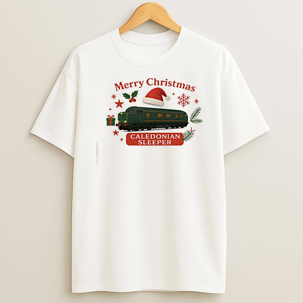 Classic Caladonian Sleeper Merry Christmas T Shirts