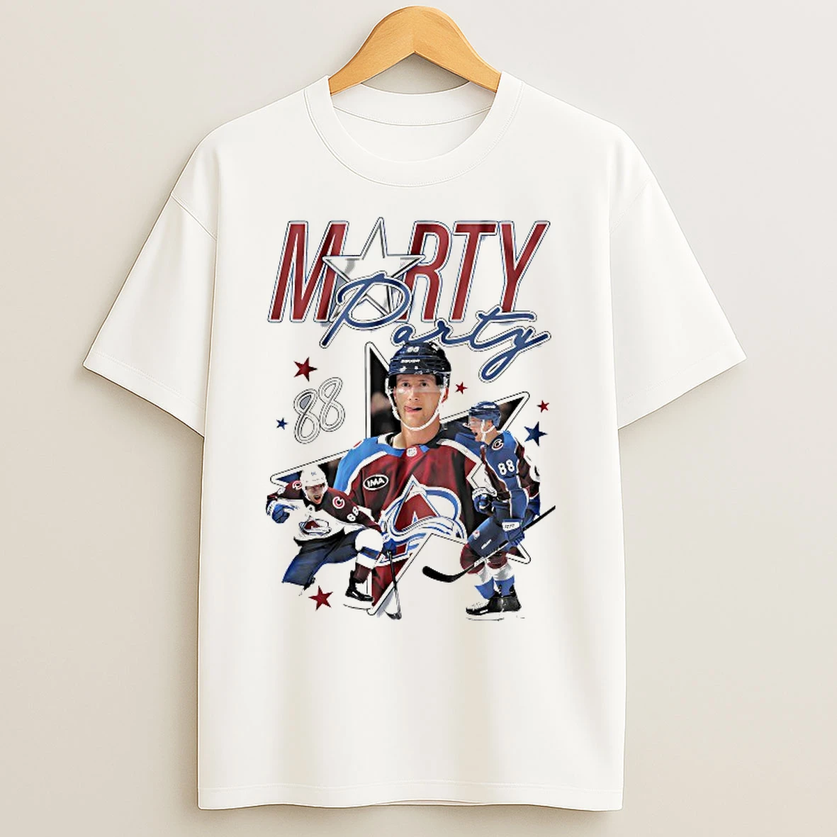 Classic Cale Makar Colorado Avalanche College T Shirts