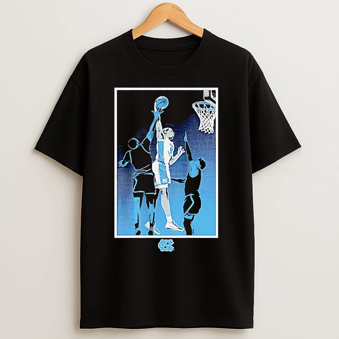 Classic Caleb Wilson One Handed Slam North Carolina Tar Heels T Shirts