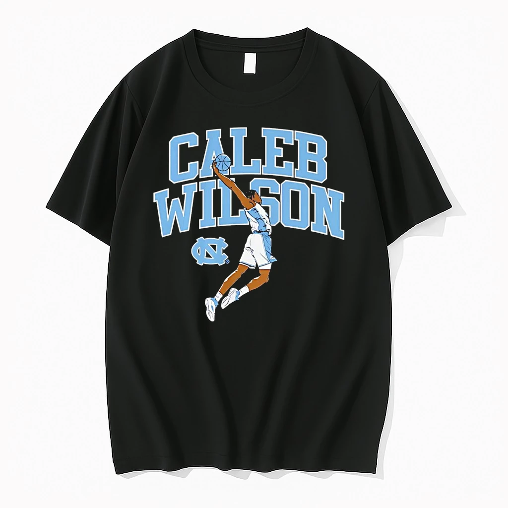 Classic Caleb Wilson Slam Dunk North Carolina Tar Heels T Shirts