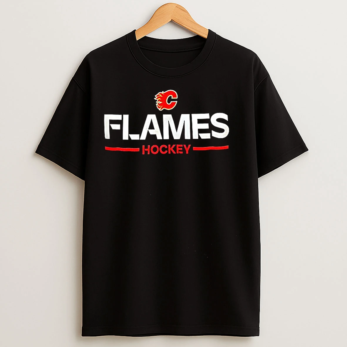 Classic Calgary Flames Hockey Logo 2025 T Shirts