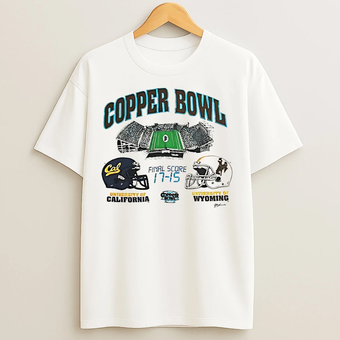 Classic California Cal Bears Vs Wyoming Cowboys Copper Bowl Final Score T Shirts