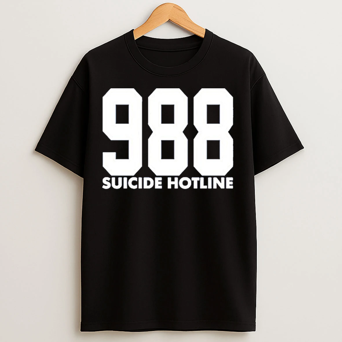 Classic Call An Audible 988 Suicide Hotline T Shirts