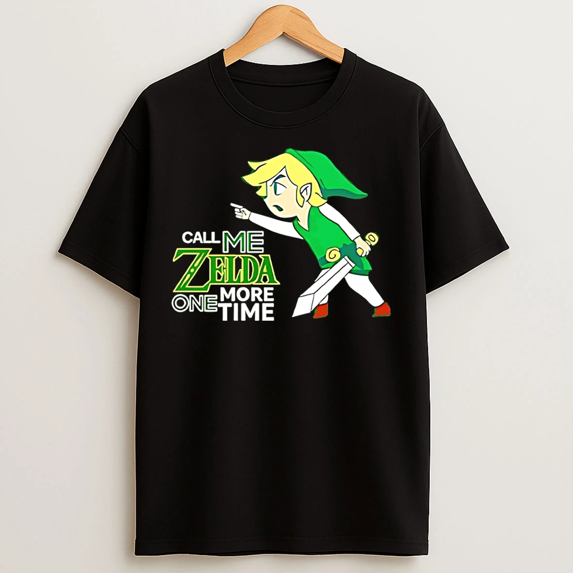 Classic Call Me Zelda One More Time Cartoon T Shirts