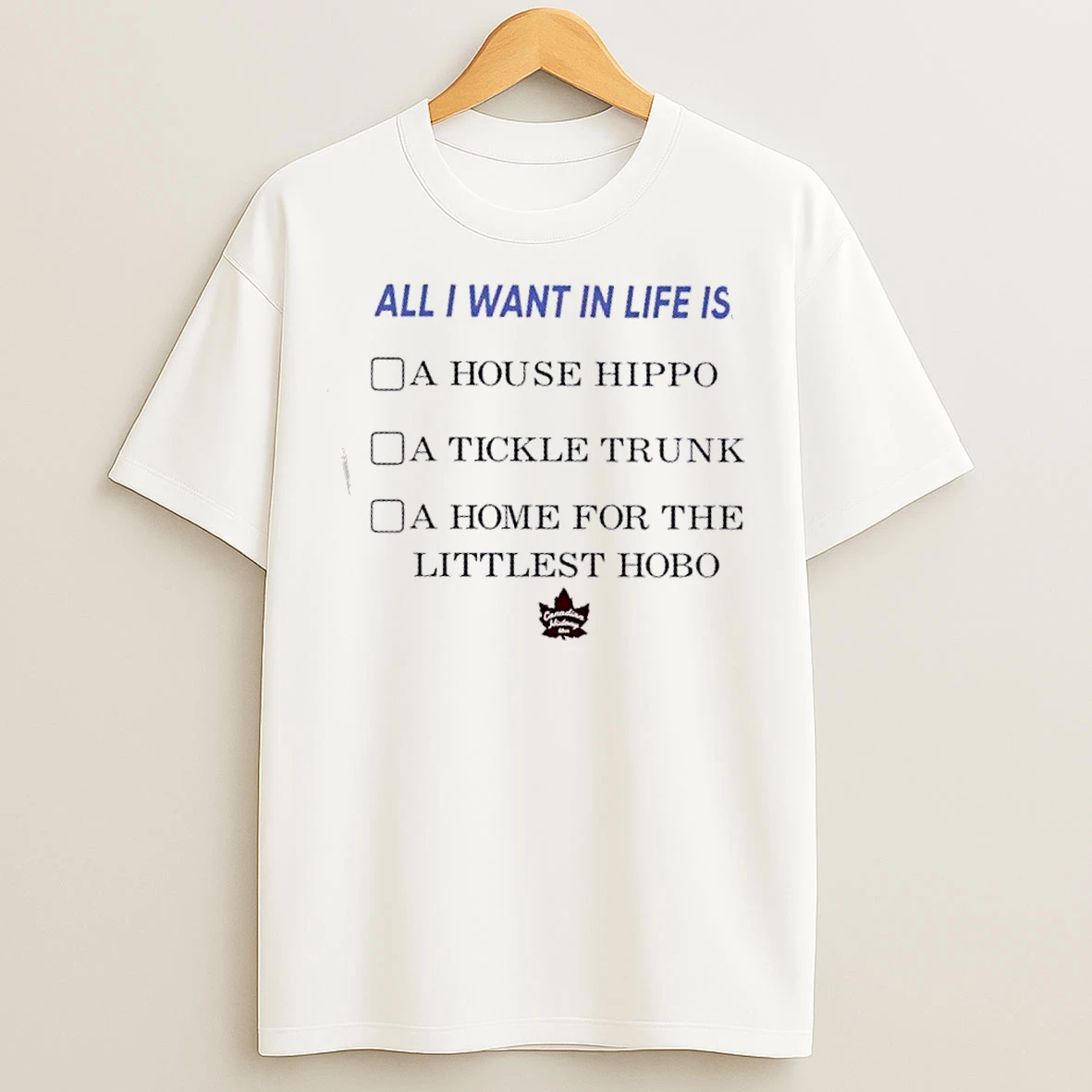Classic Canadian History All I Want In Life Is Checklist T Shirts