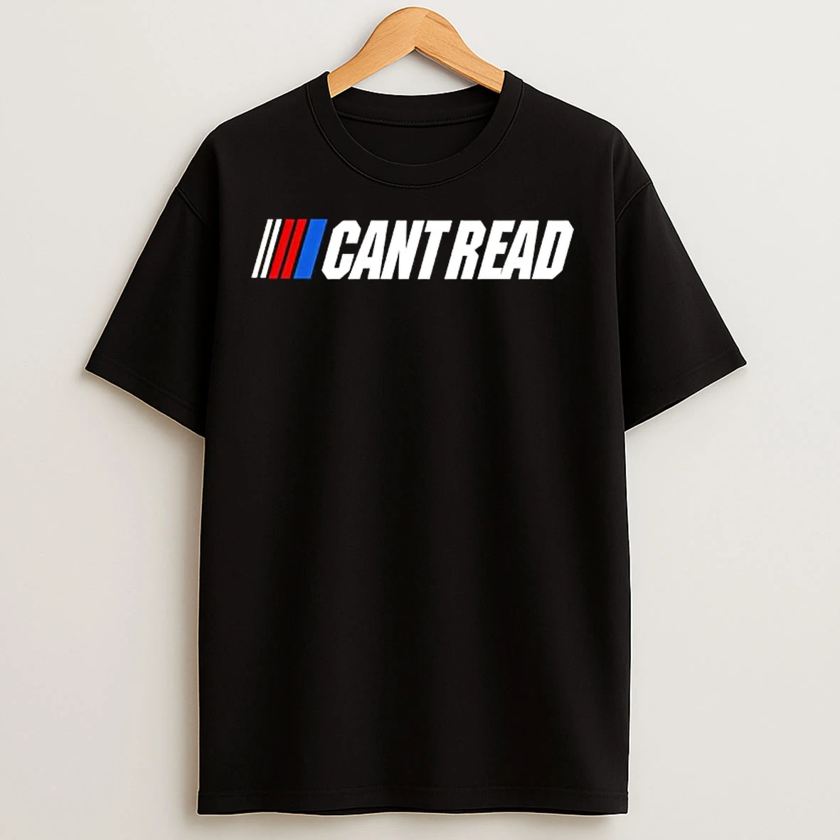 Classic Cant Read Nascar Logo T Shirts