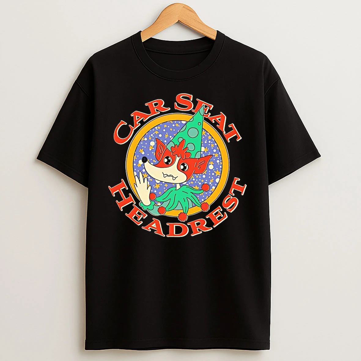Classic Car Seat Headrest Cartoon T Shirts
