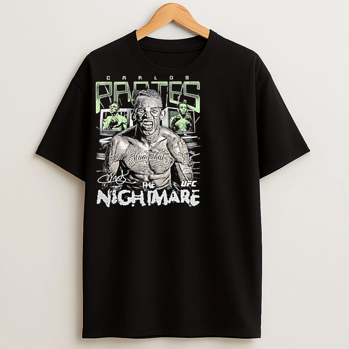 Classic Carlos Prates The Nightmare Ufc Signature Graphic T Shirts
