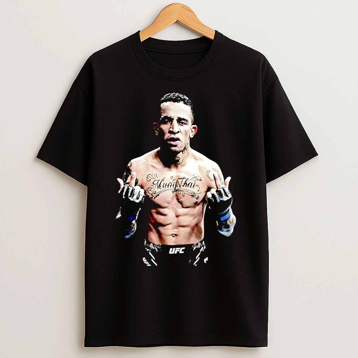 Classic Carlos Prates Ufc Winner 2025 Middle Finger Christmas T Shirts