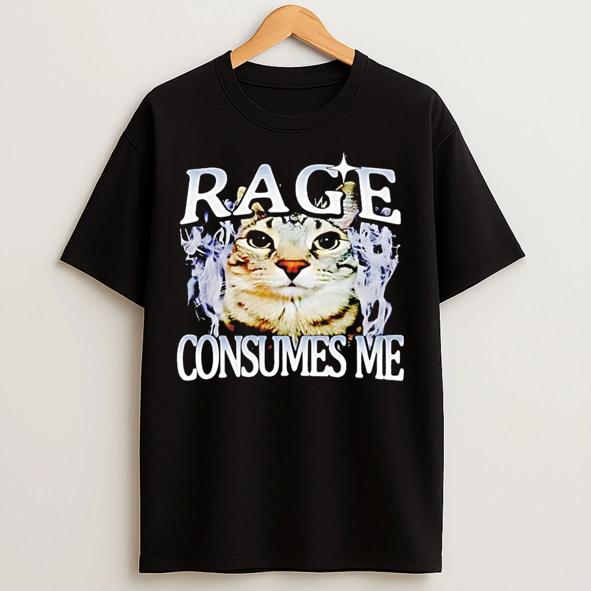 Classic Cat Meme Rage Consumes Me T Shirts