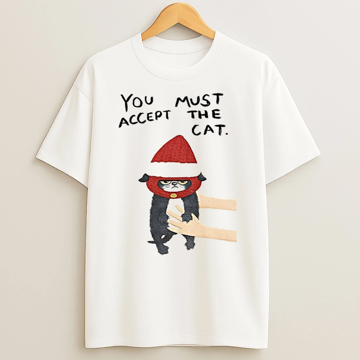 Classic Cat Santa Hat You Must Accept The Cat T Shirts