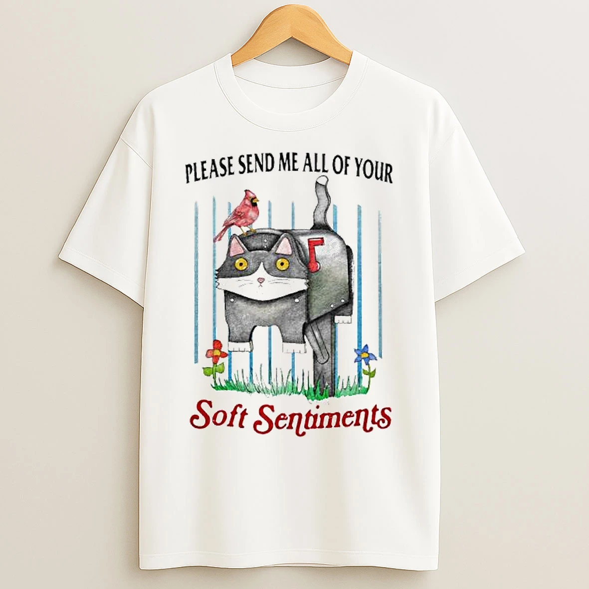 Classic Cat Please Send Me All Of Your Soft Sentiments Ornaments T Shirts