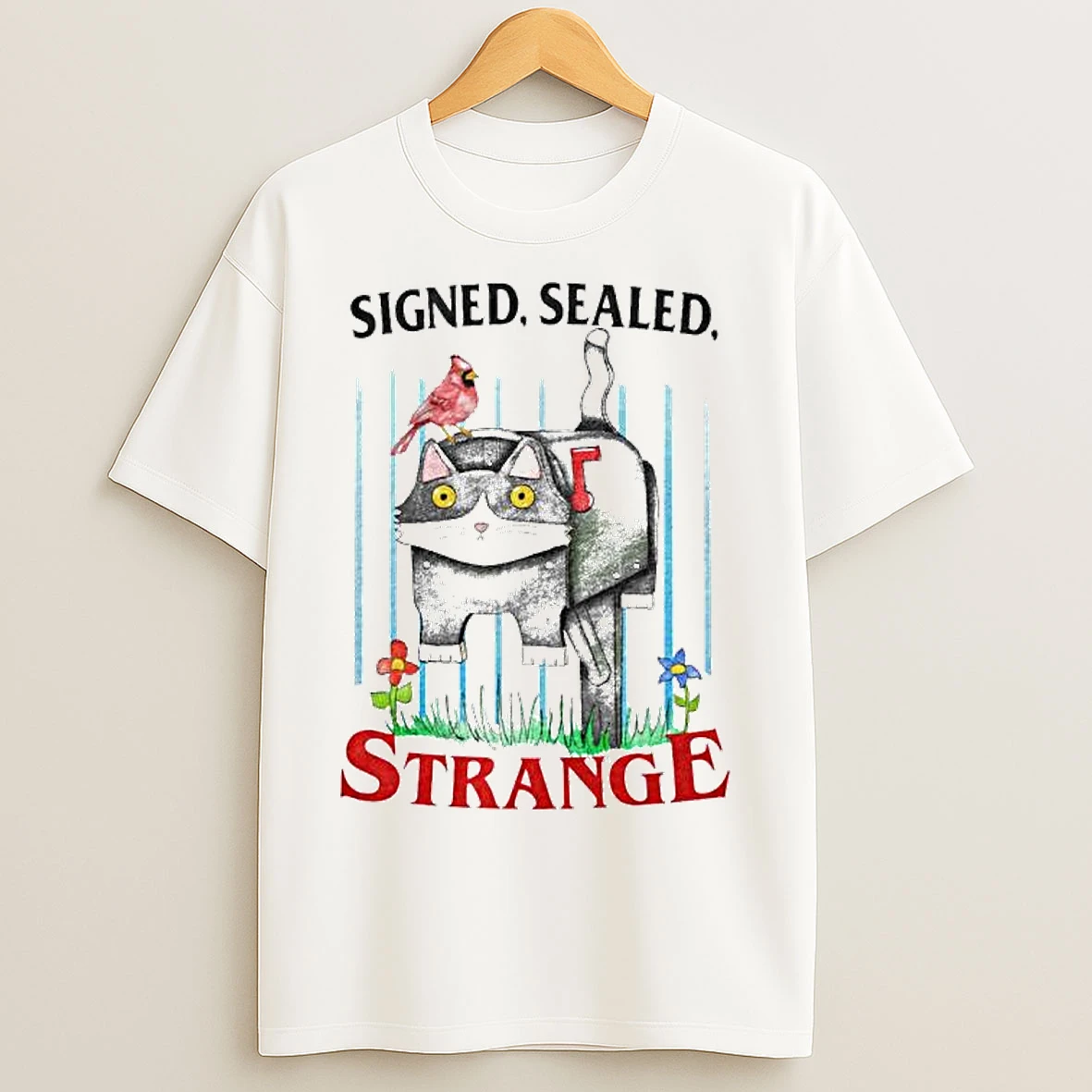 Classic Cat Signed Sealed Strange Ornaments T Shirts